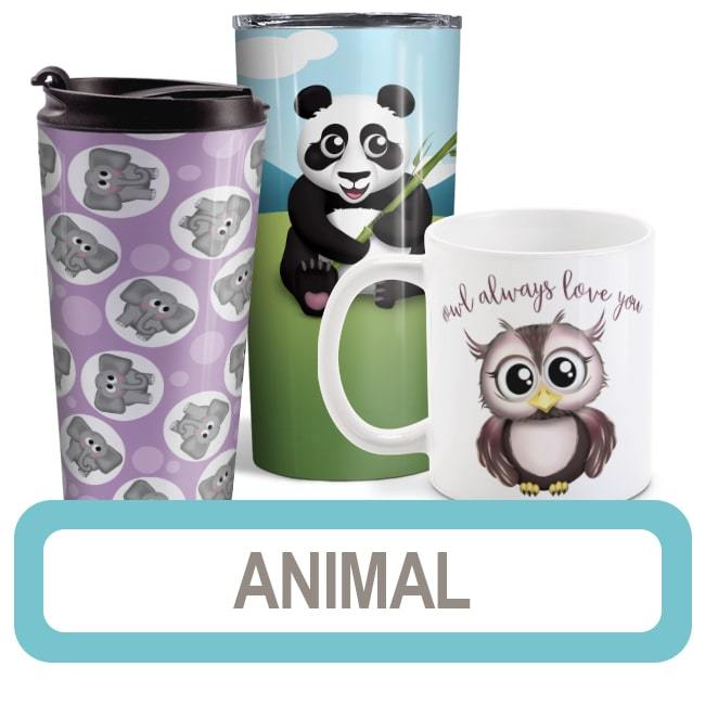 I Talk To Animals Travel Mug With Handle – Natural Artist