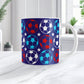 Patriotic Soccer Balls Mug at Amy's Coffee Mugs
