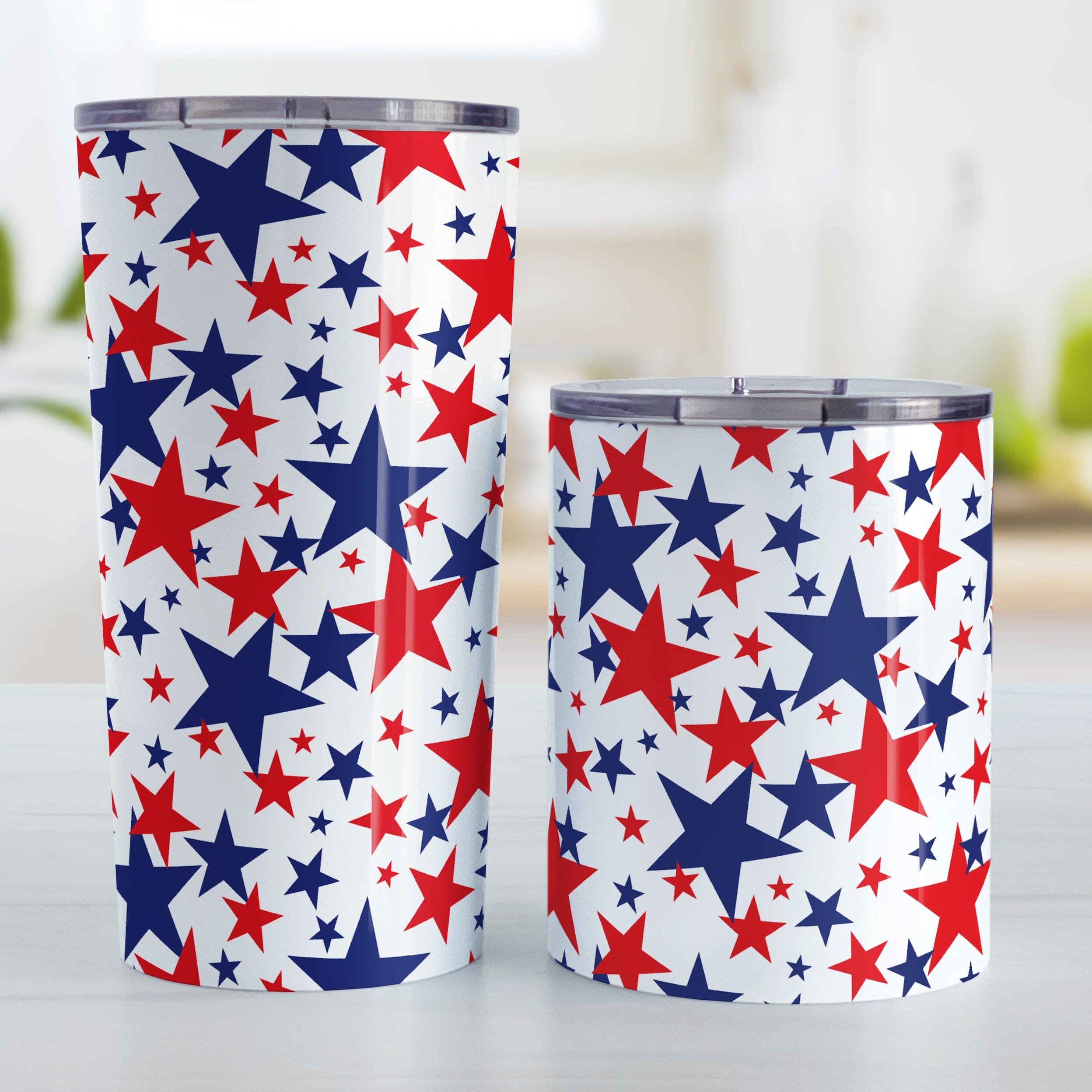 Patriotic Stars Tumbler Cup