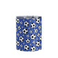 10oz Soccer Balls on Dark Blue Tumbler Cup at Amy's Coffee Mugs