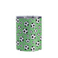 10oz Soccer Balls on Green Tumbler Cup at Amy's Coffee Mugs
