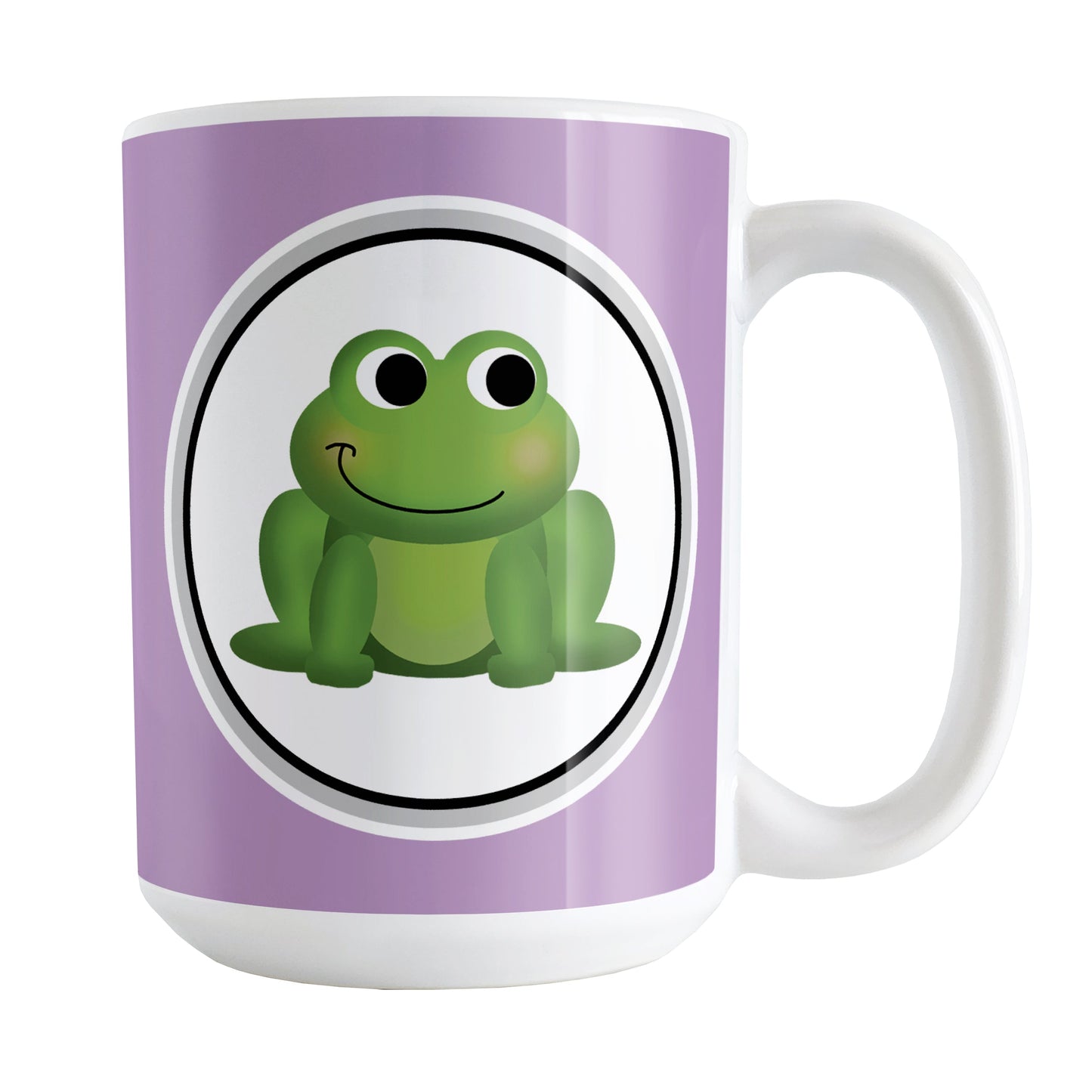 Adorable Purple Frog Mug (15oz) at Amy's Coffee Mugs