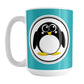 Adorable Turquoise Penguin Mug (15oz) at Amy's Coffee Mugs
