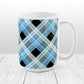 Alternative Blue Plaid Mug at Amy's Coffee Mugs