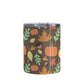 Autumn Pumpkins and Leaves Pattern - Fall Tumbler Cup (10oz, stainless steel insulated) at Amy's Coffee Mugs