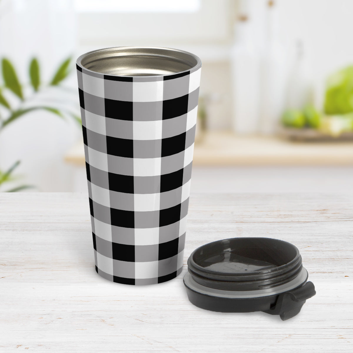 Buffalo Plaid Thermal Mug