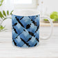 Blue Fishing Plaid Pattern Mug (11oz) at Amy's Coffee Mugs