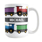 Colorful Locomotive - Personalized Train Mug (15oz) at Amy's Coffee Mugs