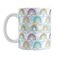 Colorful Rainbows Sky Pattern Mug (11oz) at Amy's Coffee Mugs