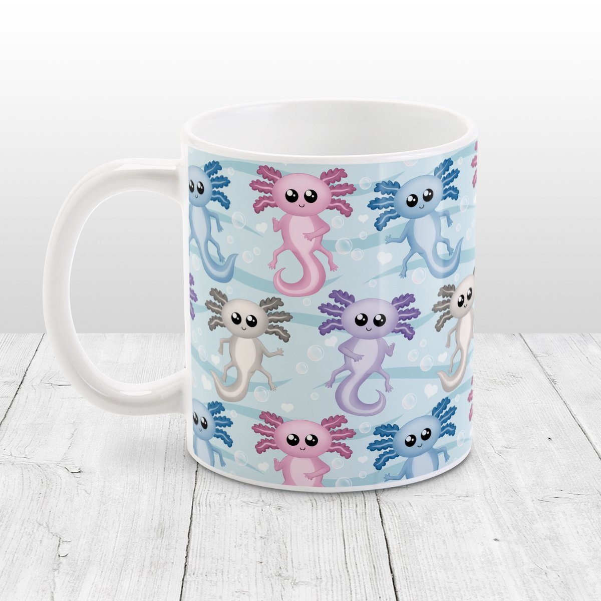 Colorful Underwater Axolotl Mug – Amy's Coffee Mugs