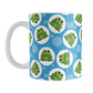 Cute Blue Frog Pattern Mug (11oz) at Amy's Coffee Mugs