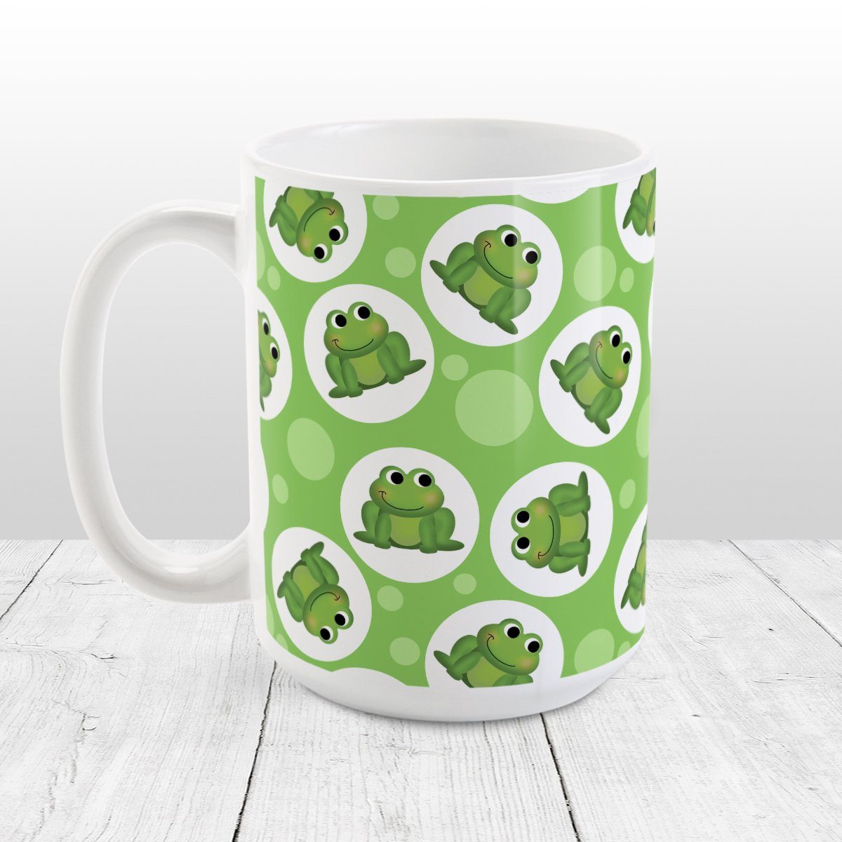 Cute frog cartoon' Travel Mug