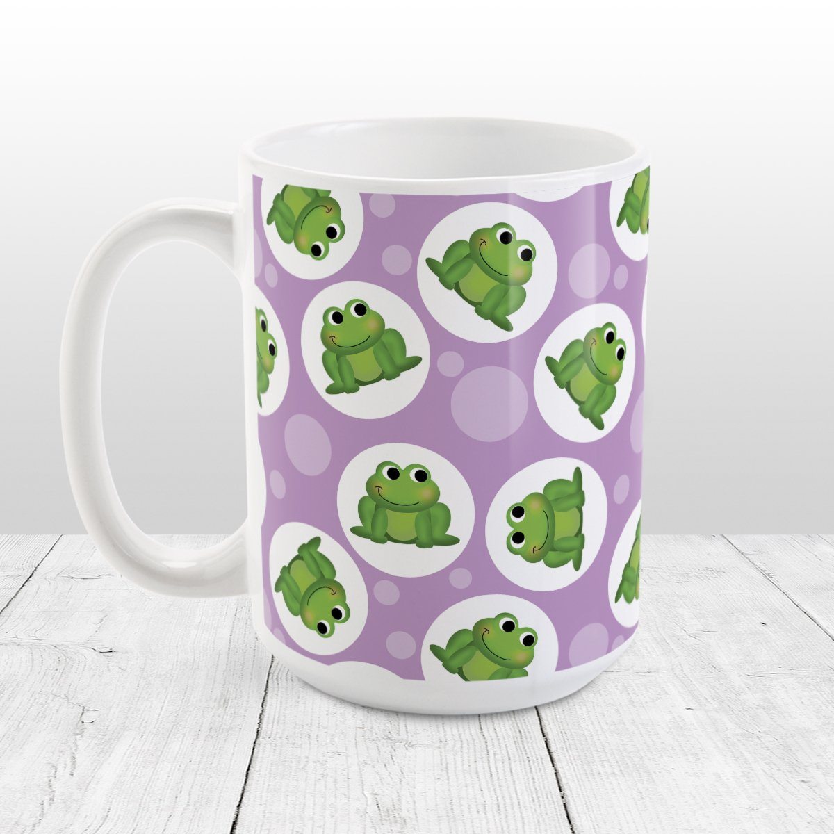 Adorable Turquoise Frog Mug