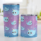Cute Happy Narwhal Pattern Tumbler Cup (20oz and 10oz, stainless steel insulated) at Amy's Coffee Mugs