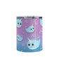 Cute Happy Narwhal Pattern Tumbler Cup (10oz, stainless steel insulated) at Amy's Coffee Mugs