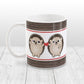 Cute Hedgehogs Holding Red Heart - Hedgehog Mug at Amy's Coffee Mugs