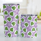 Cute Purple Frog Pattern Tumbler Cup (20oz and 10oz, stainless steel insulated) at Amy's Coffee Mugs