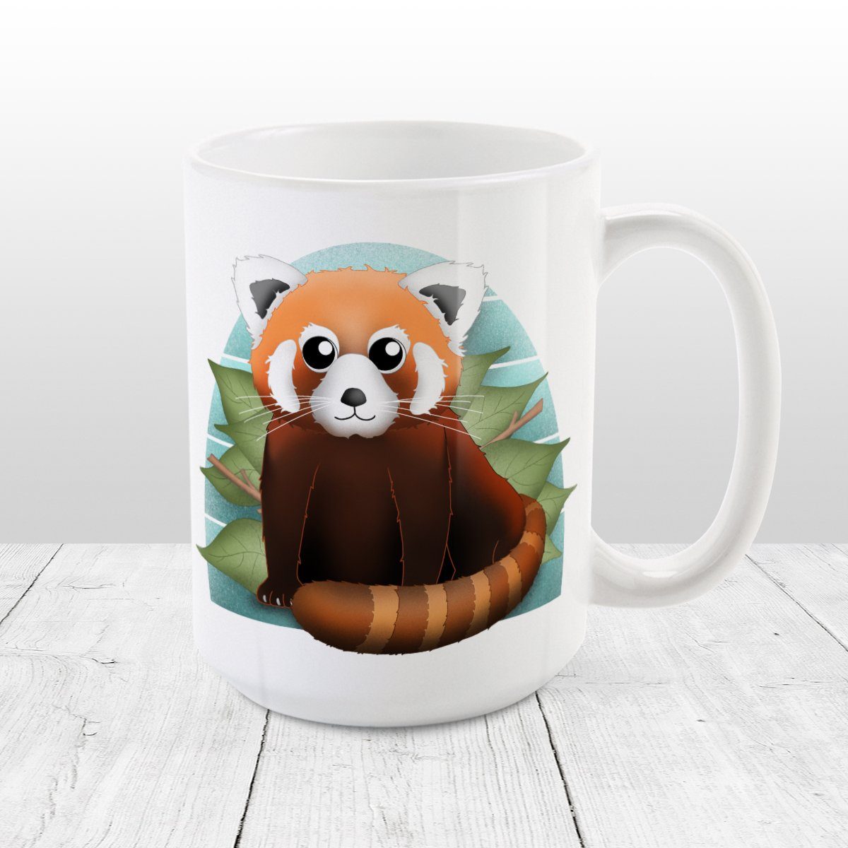 Cute Red Panda Mug at Amy's Coffee Mugs