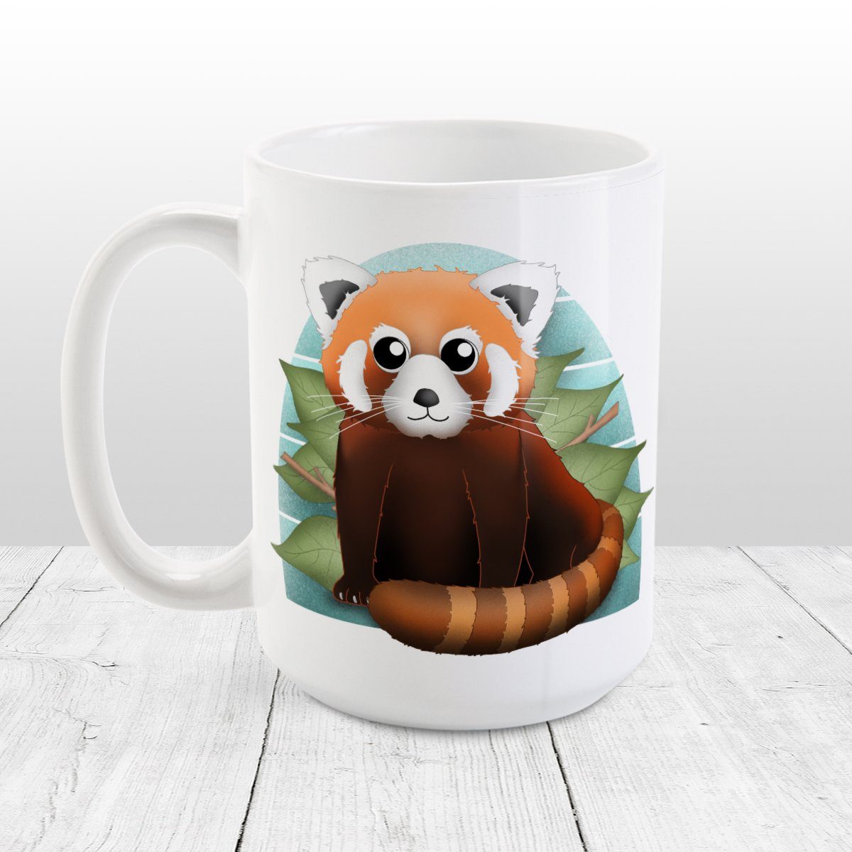 Cute Panda with Bamboo Tumbler Cup – Amy's Coffee Mugs