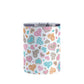 Cutesy Hearts Pattern Tumbler Cup (10oz, stainless steel insulated) at Amy's Coffee Mugs