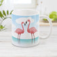 Flamingo Mug - Flamingos in the Water - Flamingo Mug at Amy's Coffee Mugs