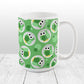 Funny Cute Green Owl Pattern Mug at Amy's Coffee Mugs