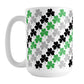 Green Black and Gray Clovers Mug (15oz) at Amy's Coffee Mugs