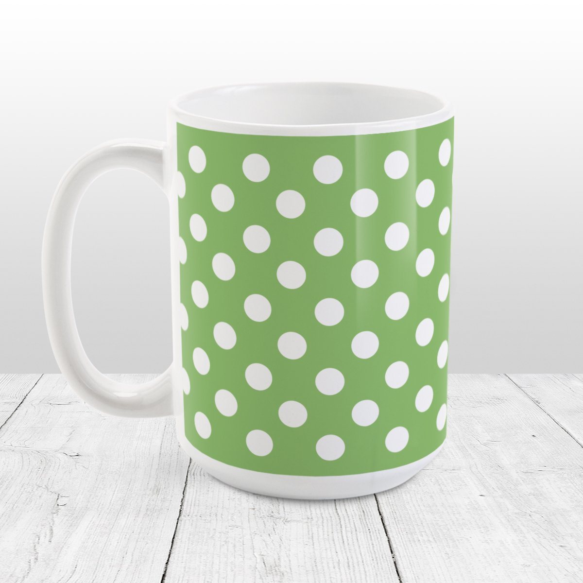 Berry Green Polka Dots Tumbler Cup – Amy's Coffee Mugs