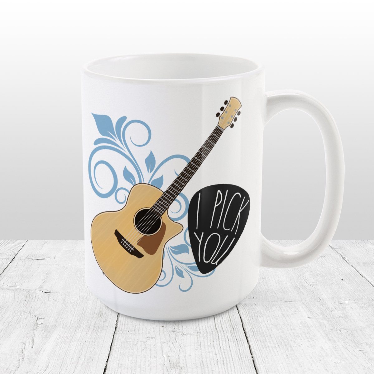 I Pick You - Guitar Mug at Amy's Coffee Mugs