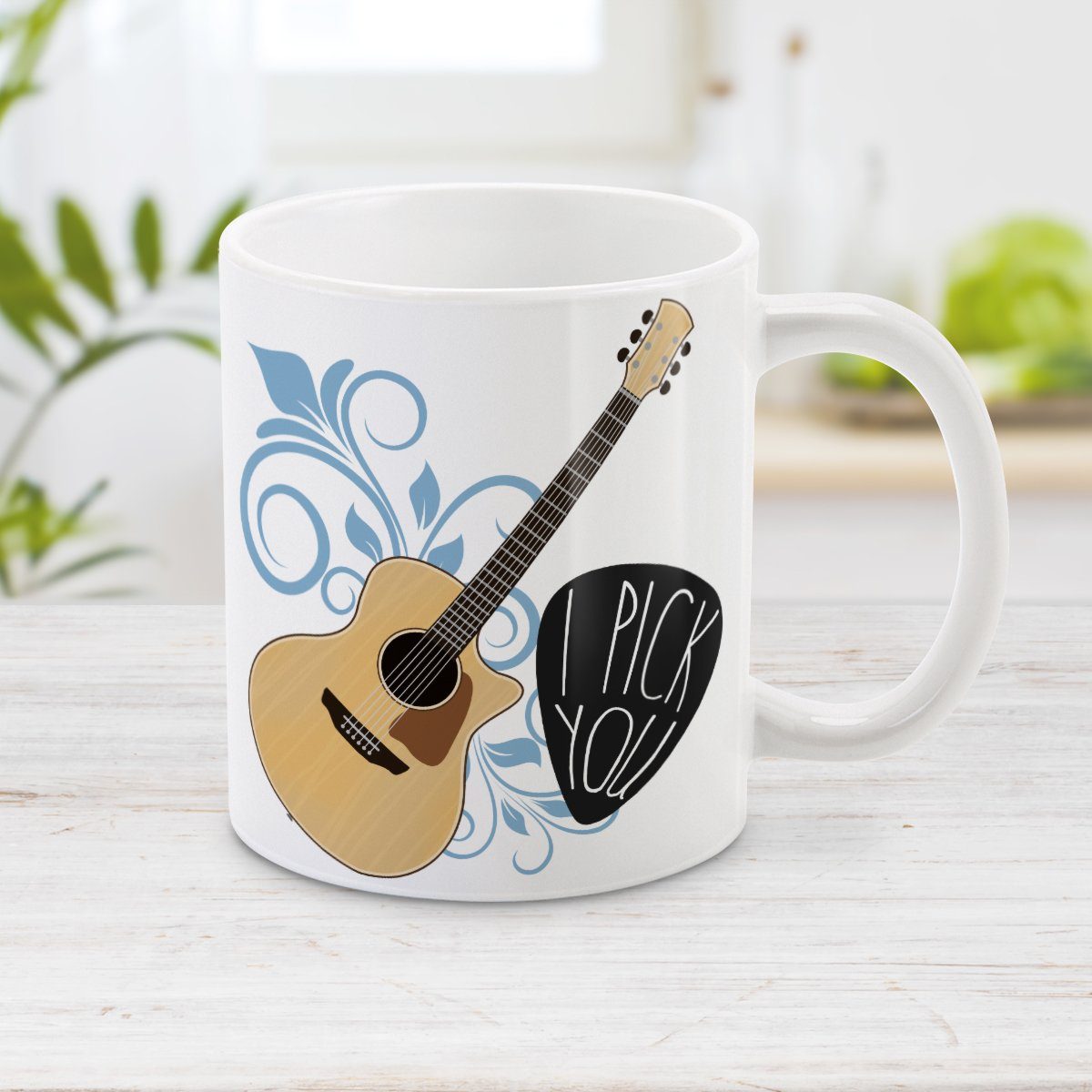 I Pick You - Guitar Mug at Amy's Coffee Mugs