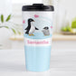 Personalized My Little Penguin Travel Mug (15oz, stainless steel insulated) at Amy's Coffee Mugs