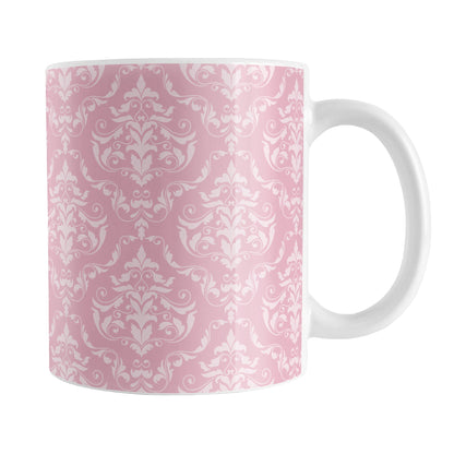 Pink Damask Pattern Mug (11oz) at Amy's Coffee Mugs