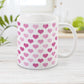Pink Hearts Pattern Mug at Amy's Coffee Mugs