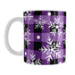 Purple and Black Buffalo Plaid Snowflake Mug (11oz) at Amy's Coffee Mugs