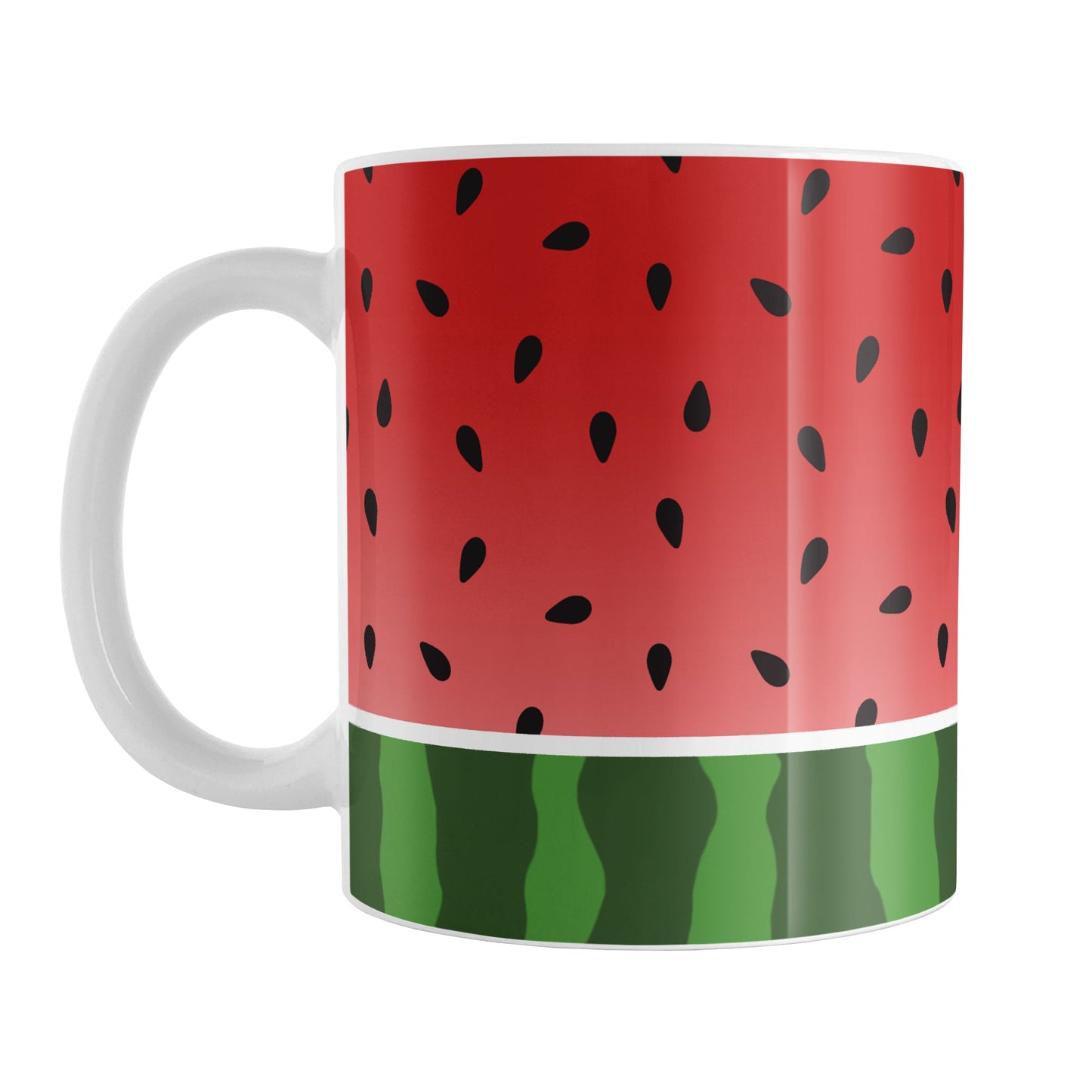 Red and Green Watermelon Mug (11oz) at Amy's Coffee Mugs