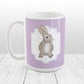 Rustic Purple Rabbit Mug at Amy's Coffee Mug