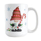 Holiday Candy Cane Gnome Mug - 15oz