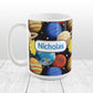 Space Planets Pattern - Personalized Space Mug at Amy's Coffee Mugs