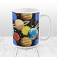 Space Planets Pattern - Space Mug at Amy's Coffee Mugs
