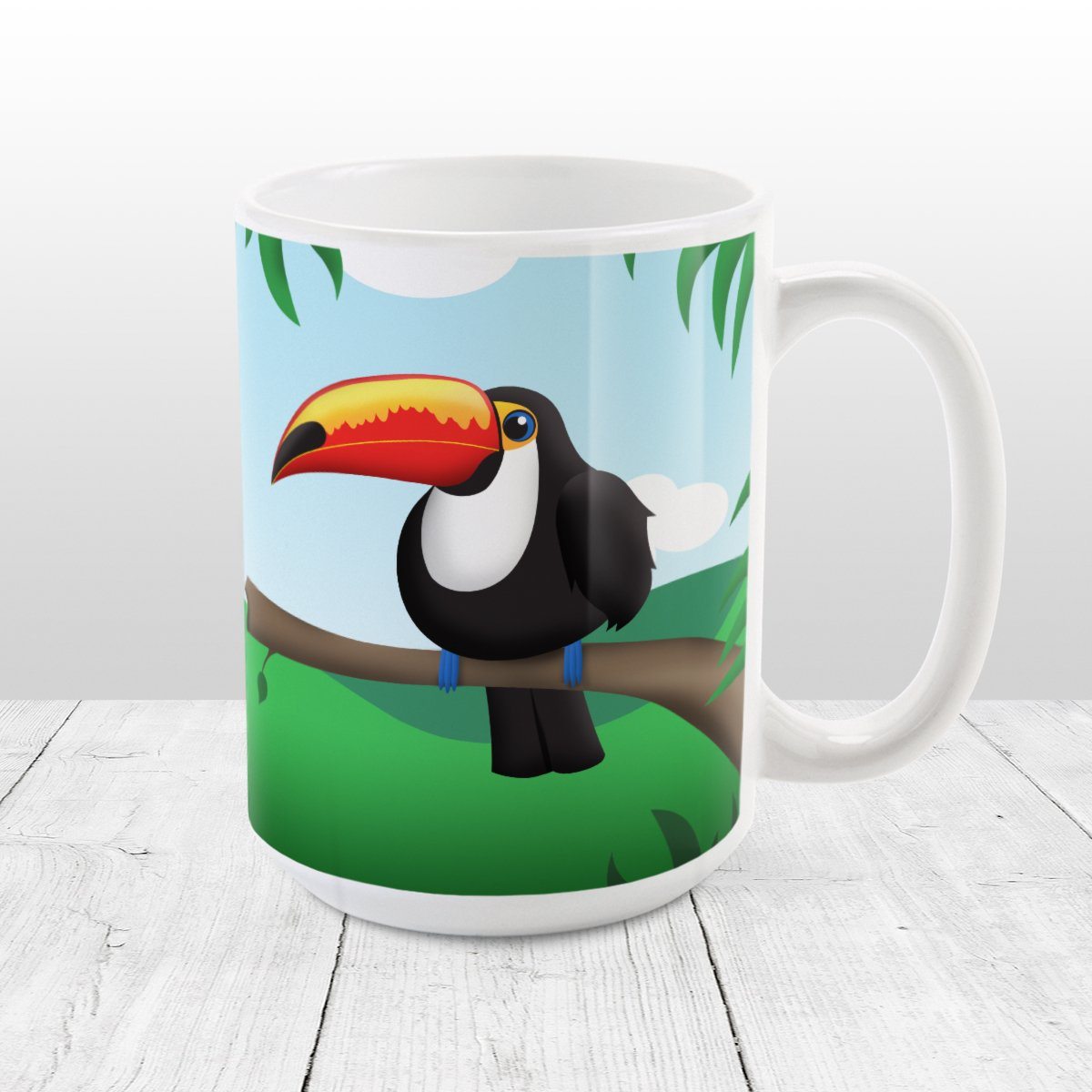 Tropical Toucan Mug at Amy's Coffee Mugs