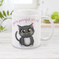 Cat Mug - You're Purrfect for Me - Cute Gray Cat Mug at Amy's Coffee Mugs