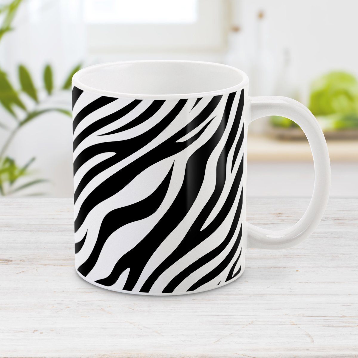 Zebra Print Pattern Mug at Amy's Coffee Mugs